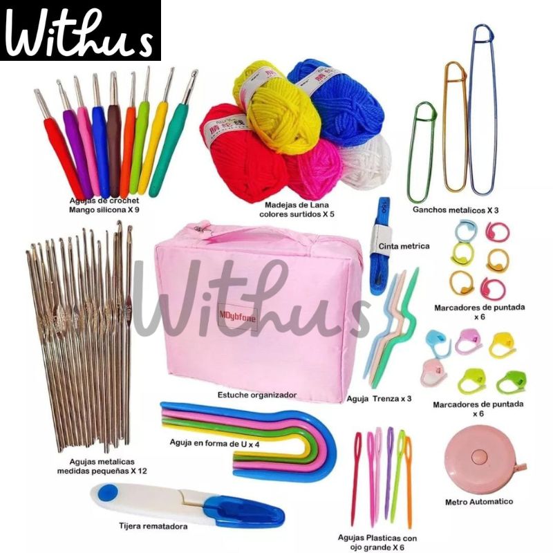 Kit Completo de Crochet "Crafty Stitch" + Regalo