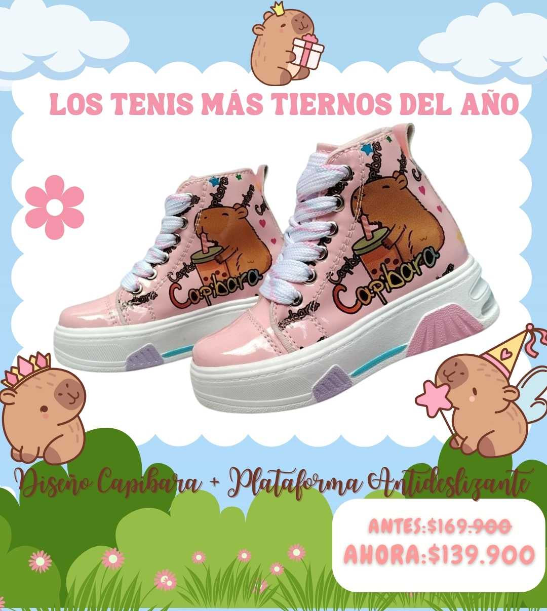 Capibara Magic™ – Tenis Infantiles de Plataforma