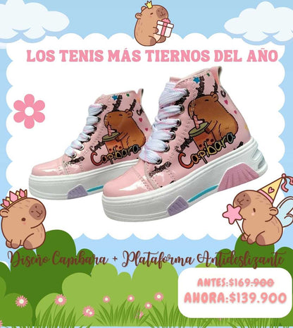 Capibara Magic™ – Tenis Infantiles de Plataforma