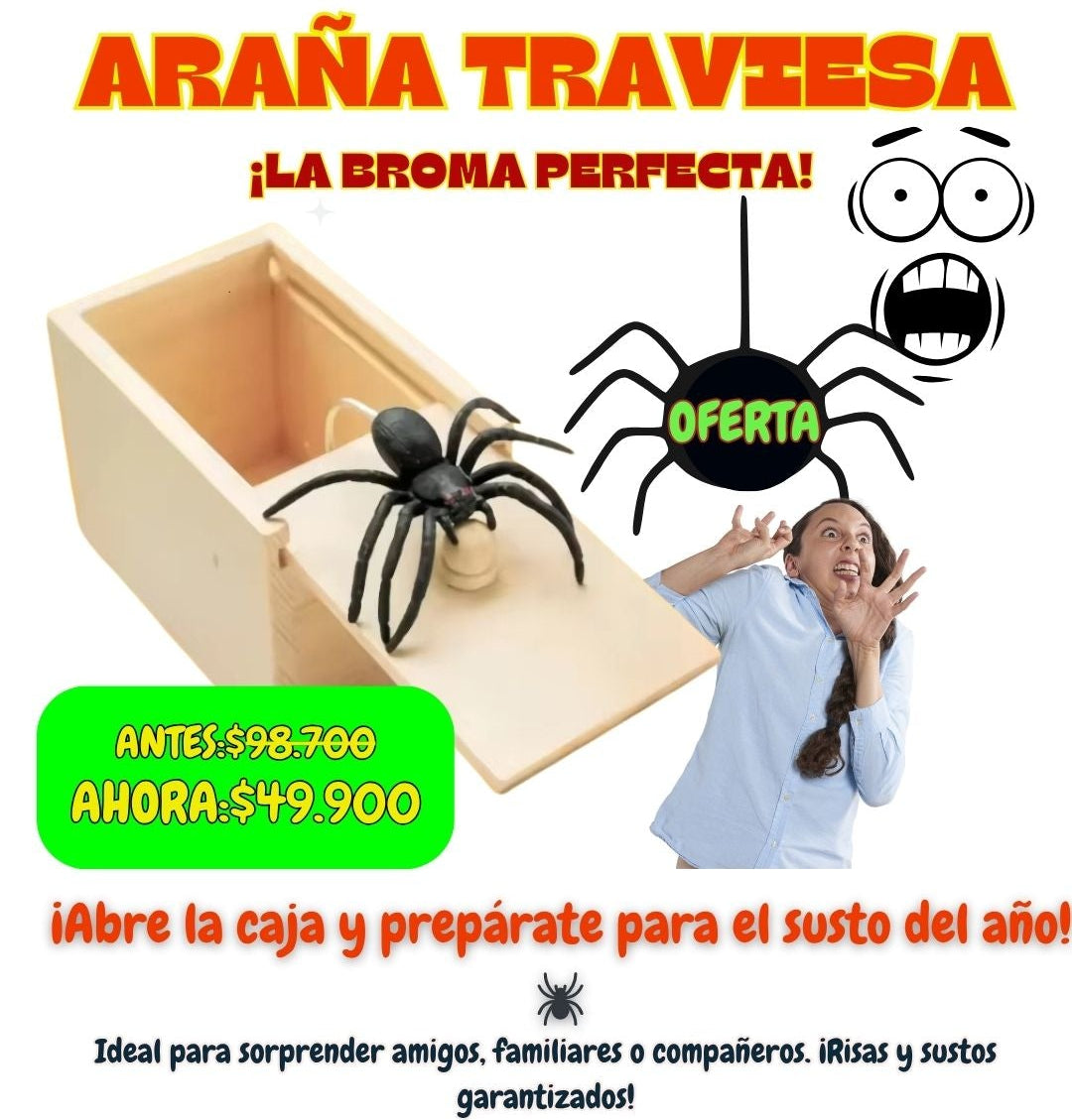 Caja Sorpresa “Araña Traviesa” 🕸️
