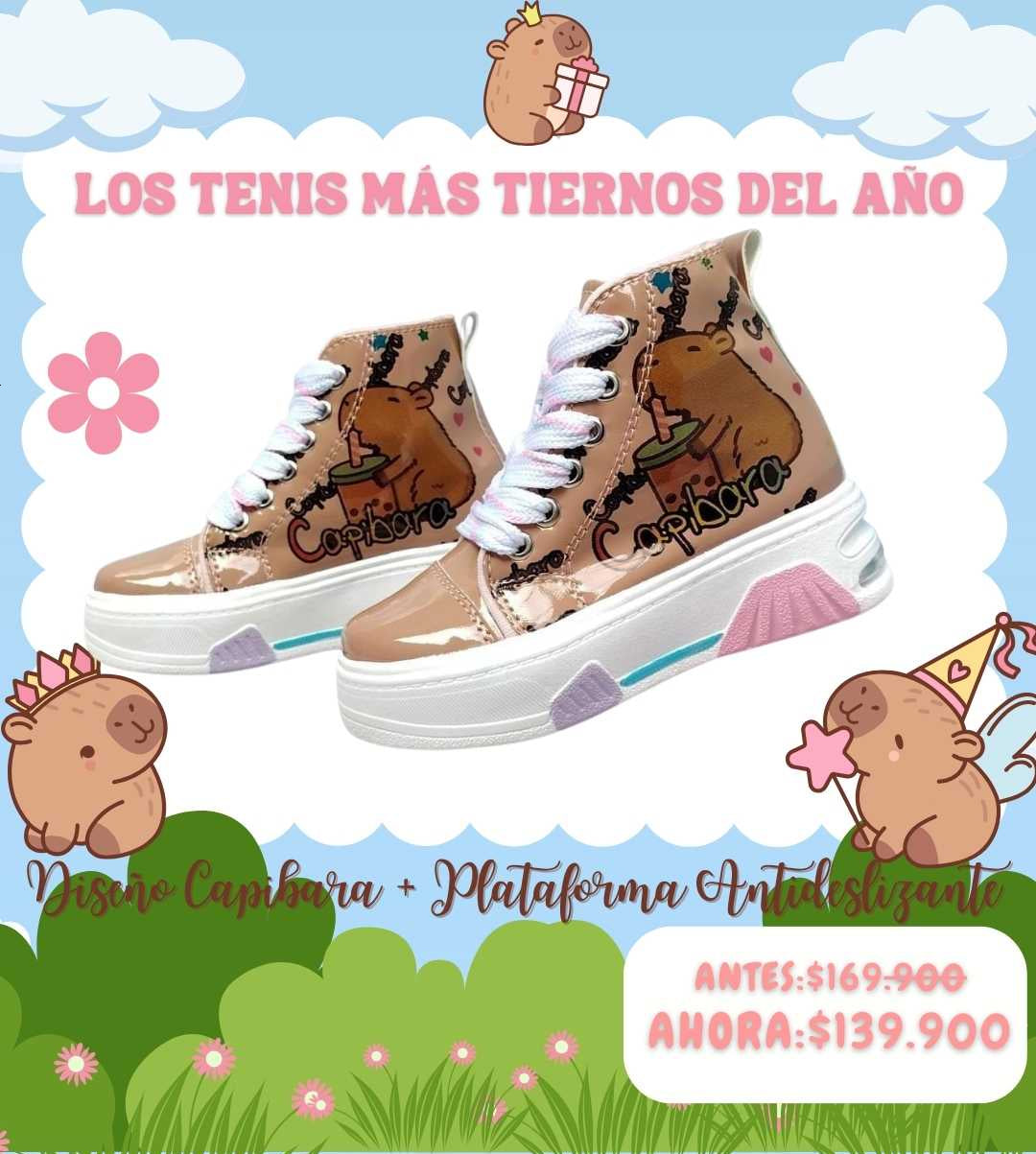 Capibara Magic™ – Tenis Infantiles de Plataforma