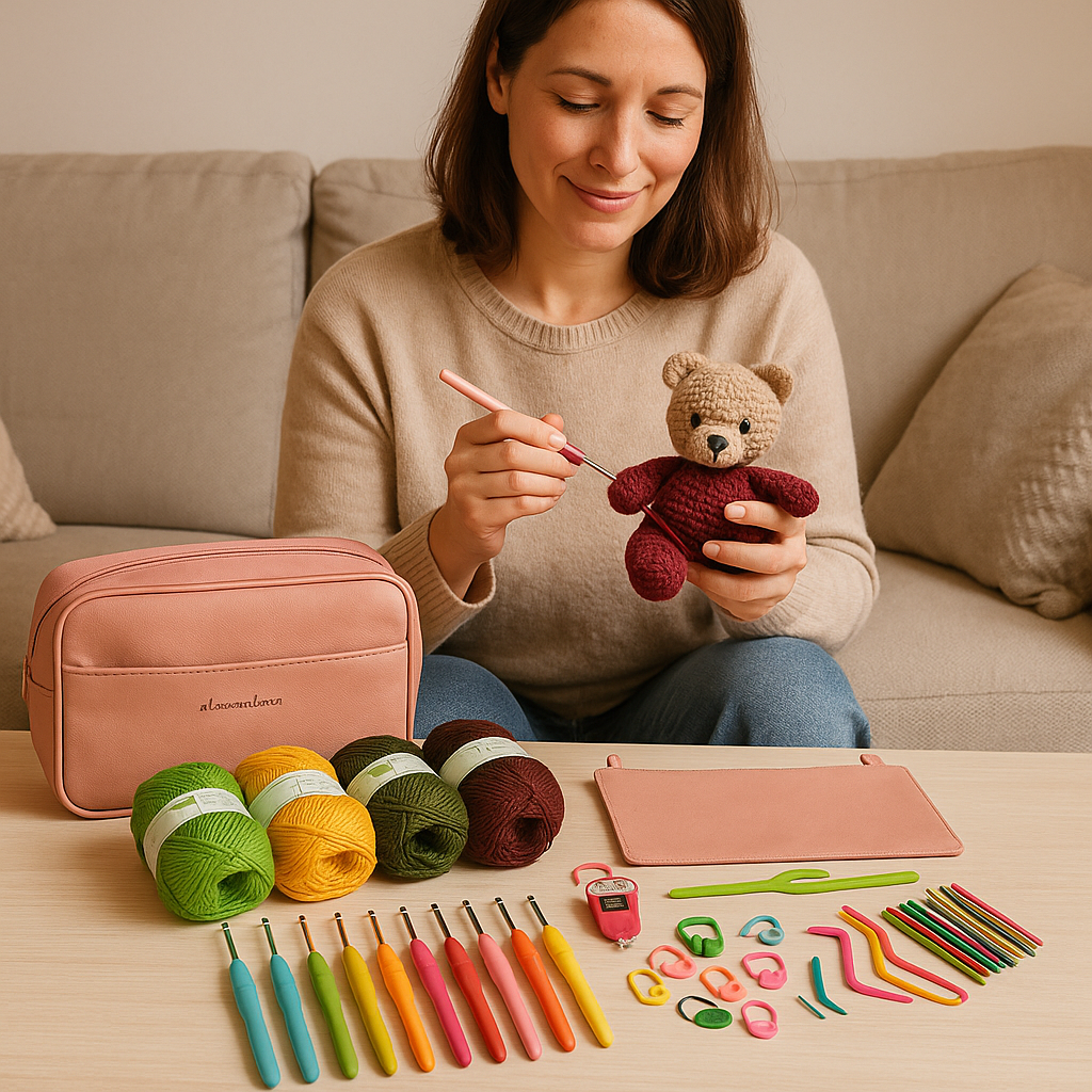 Kit Completo de Crochet "Crafty Stitch" + Regalo
