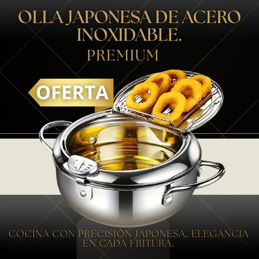 Olla Japonesa de Acero Inoxidable