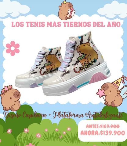 Capibara Magic™ – Tenis Infantiles de Plataforma